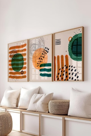 3 tableaux - 50 x 70 cm