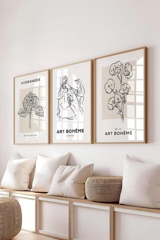 3 tableaux - 50 x 70 cm