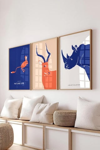 3 quadros - 50 x 70 cm