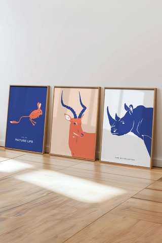 3 quadros - 50 x 70 cm