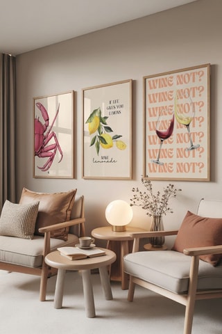 3 quadros - 50 x 70 cm