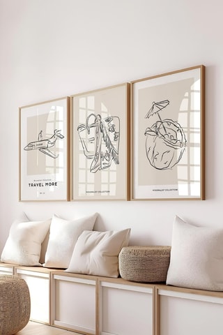 3 tableaux - 50 x 70 cm