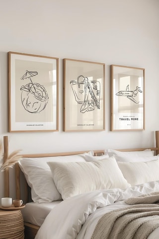 3 tableaux - 50 x 70 cm
