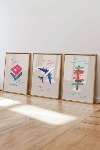 3 tableaux - 50 x 70 cm