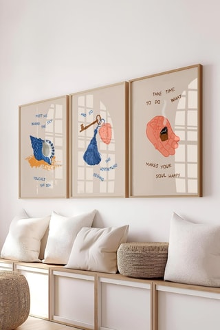 3 tableaux - 50 x 70 cm