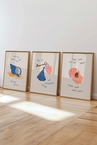 3 tableaux - 50 x 70 cm