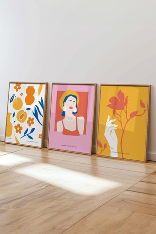 3 quadros - 50 x 70 cm