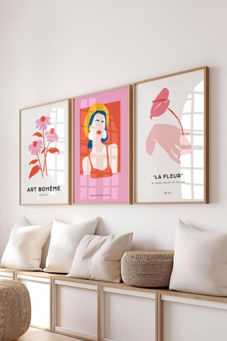 3 quadros - 50 x 70 cm