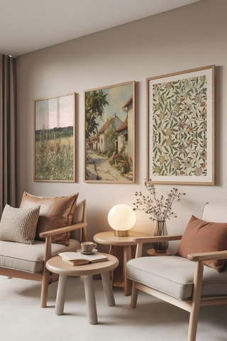 3 tableaux - 50 x 70 cm