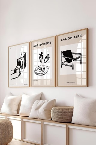 3 tableaux - 50 x 70 cm