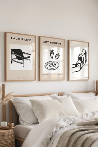 3 tableaux - 50 x 70 cm