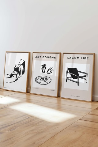 3 tableaux - 50 x 70 cm