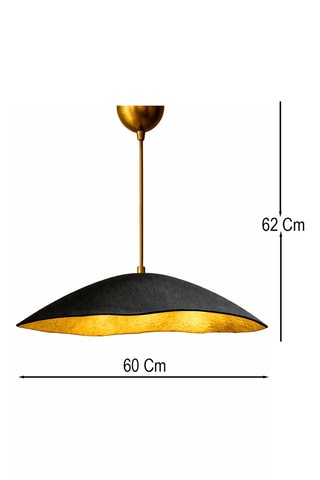 Suspension - Noir et doré - 40 W