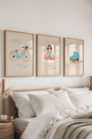 3 tableaux - 50 x 70 cm