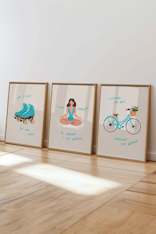 3 tableaux - 50 x 70 cm