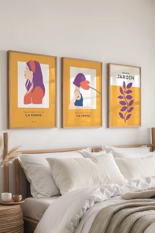 3 quadros - 50 x 70 cm