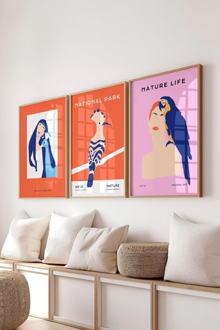 3 quadros - 50 x 70 cm