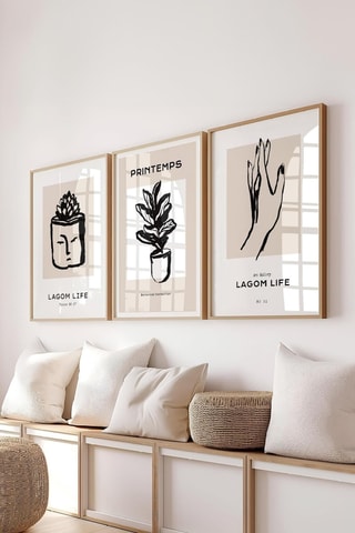 3 tableaux - 50 x 70 cm