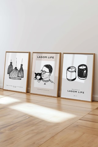 3 tableaux - 50 x 70 cm