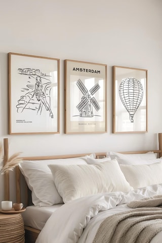 3 tableaux - 50 x 70 cm