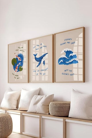 3 tableaux - 50 x 70 cm