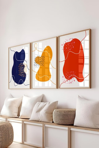 3 tableaux - 50 x 70 cm