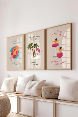 3 tableaux - 50 x 70 cm