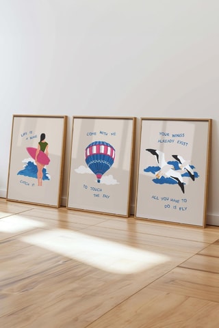 3 tableaux - 50 x 70 cm