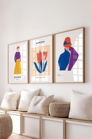 3 quadros - 50 x 70 cm