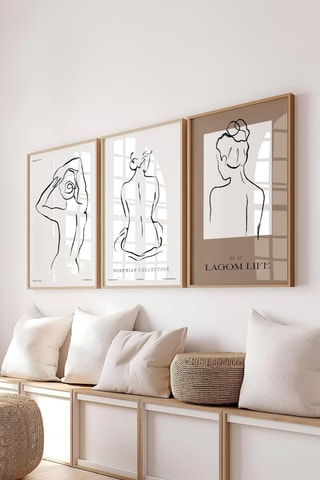 3 tableaux - 50 x 70 cm
