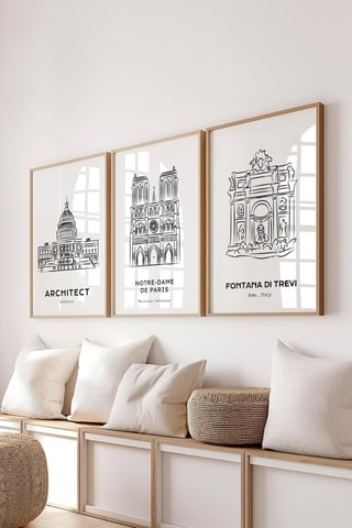 3 tableaux - 50 x 70 cm