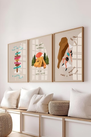 3 tableaux - 50 x 70 cm