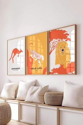 3 quadros - 50 x 70 cm