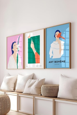 3 quadros - 50 x 70 cm