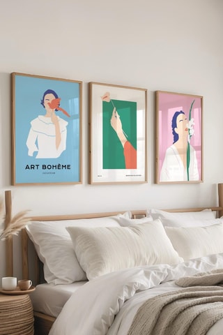 3 quadros - 50 x 70 cm