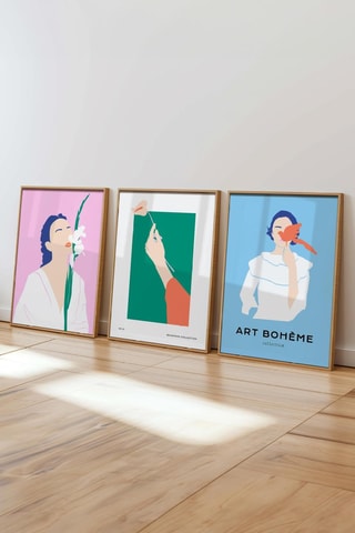 3 quadros - 50 x 70 cm