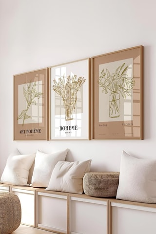 3 tableaux - 50 x 70 cm