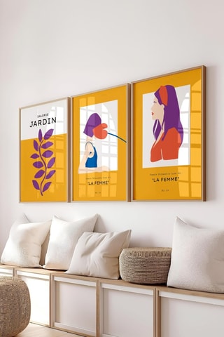 3 quadros - 50 x 70 cm