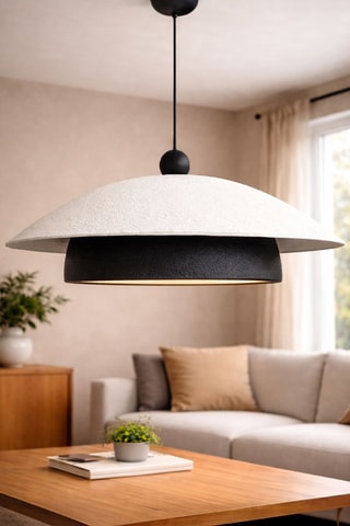Suspension - Noir et blanc - 40 W