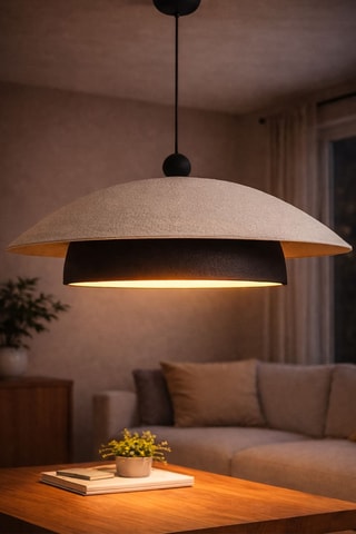 Suspension - Noir et blanc - 40 W