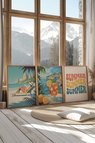 3 quadros - 50 x 70 cm