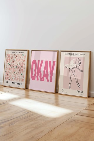 3 tableaux - 50 x 70 cm