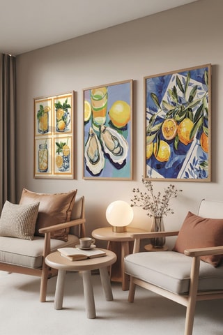 3 quadros - 50 x 70 cm