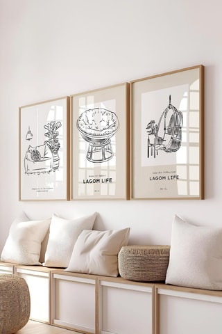 3 tableaux - 50 x 70 cm