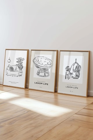 3 tableaux - 50 x 70 cm