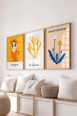 3 quadros - 50 x 70 cm