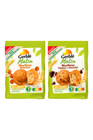 4 x Cake choco - 4 x 4 sachets et 4 x Cake noisette gerblé - 4 sachets