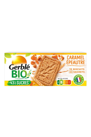 6 x Sablés épeautre caramel bio - 132 g