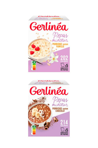 Pack porridge au chocolat et vanille