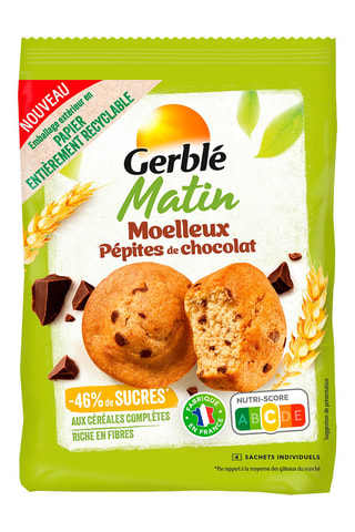 4 x Cake choco - 4 x 4 sachets et 4 x Cake noisette gerblé - 4 sachets